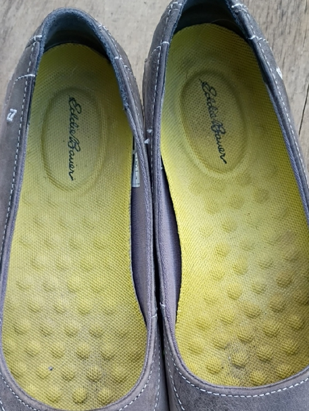 Eddie Bauer Christine Suede Ballet Sporty Slip-on Walking Shoes Size 8 - Picture 5 of 9